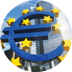 Decorative image of the European Central Bank.