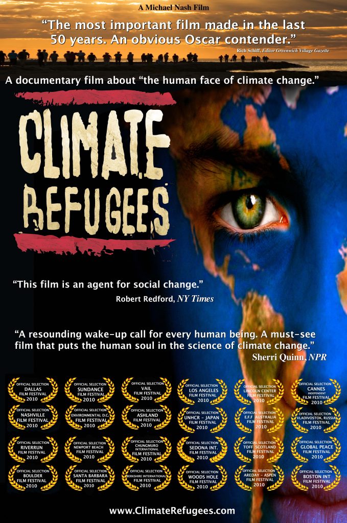 Movie poster for film "Climate Refugees" 2001